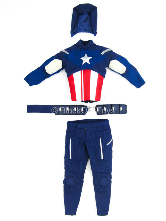 The Avengers - Captain America - Red White & Blue Uniform Set