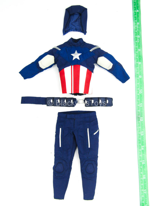 The Avengers - Captain America - Red White & Blue Uniform Set