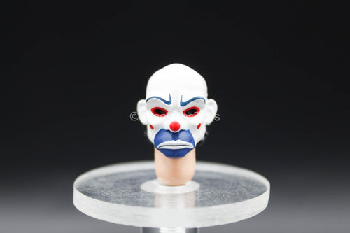 1/12 - The Joker Bank Robber - Head Sculpt w/Clown Mask