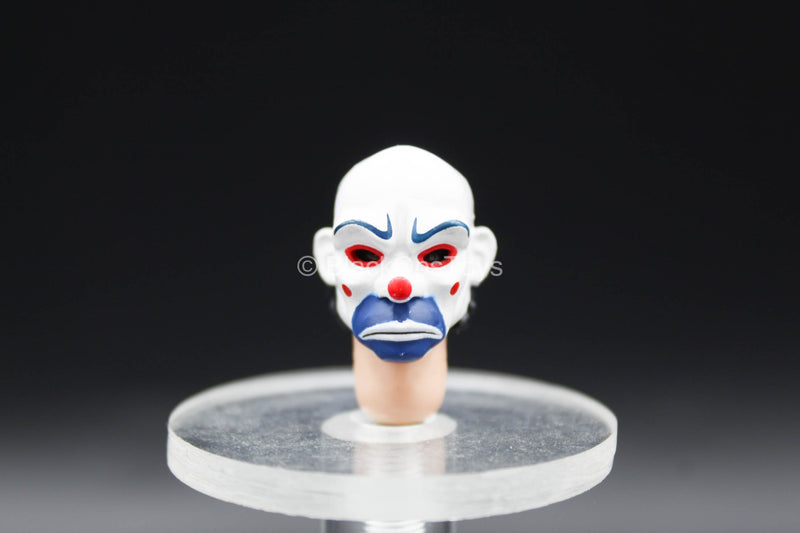 Load image into Gallery viewer, 1/12 - The Joker Bank Robber - Head Sculpt w/Clown Mask
