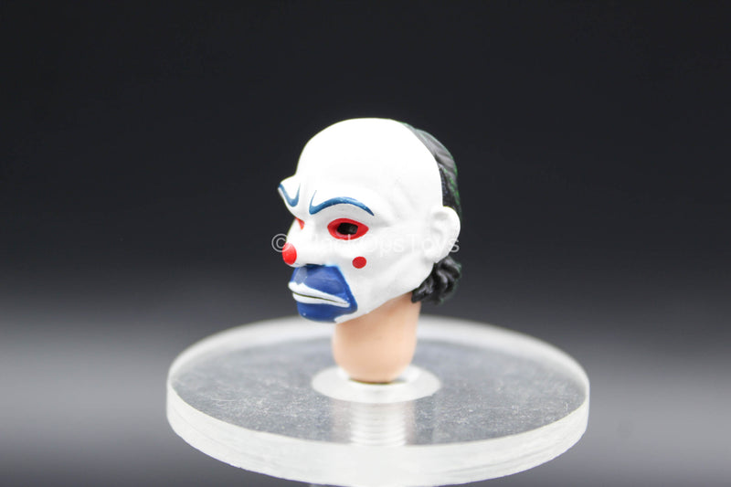 Load image into Gallery viewer, 1/12 - The Joker Bank Robber - Head Sculpt w/Clown Mask
