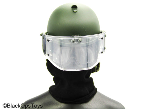 Grozny Spetsnaz MVD OSN Vityaz - Green Helmet w/Visor & Goggles