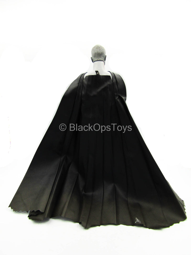 Load image into Gallery viewer, Batman v Superman - Black Leather-Like Cape
