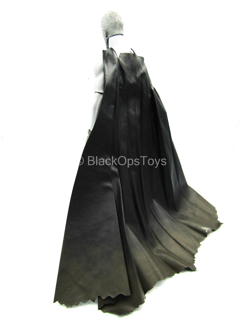 Load image into Gallery viewer, Batman v Superman - Black Leather-Like Cape
