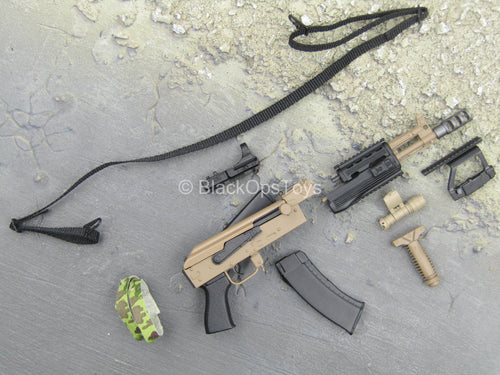 Russian Soldier Miss Spetsnaz - AK-105 Assault Rifle Set