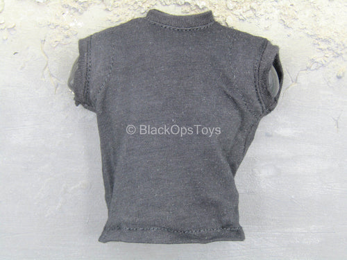 SHIRT -Black Sleeveless Shirt