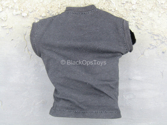 SHIRT -Black Sleeveless Shirt