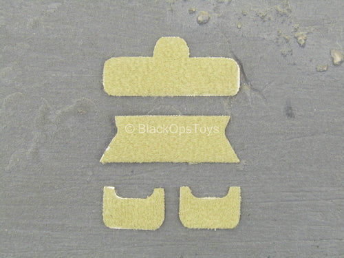 Tan Adhesive Hook & Loop Patch Set