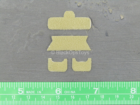 Tan Adhesive Hook & Loop Patch Set