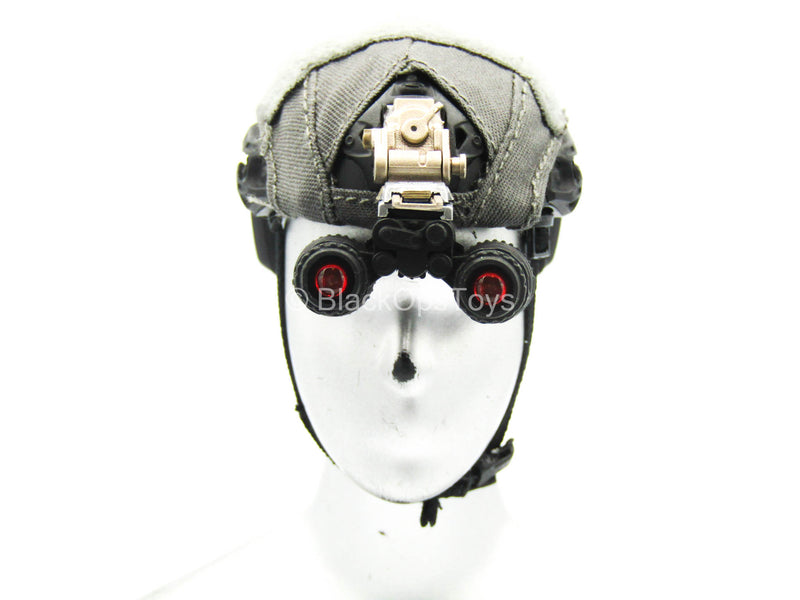 Load image into Gallery viewer, ZERT - AMG Juggernaut - Grey FAST Helmet w/NVG Set
