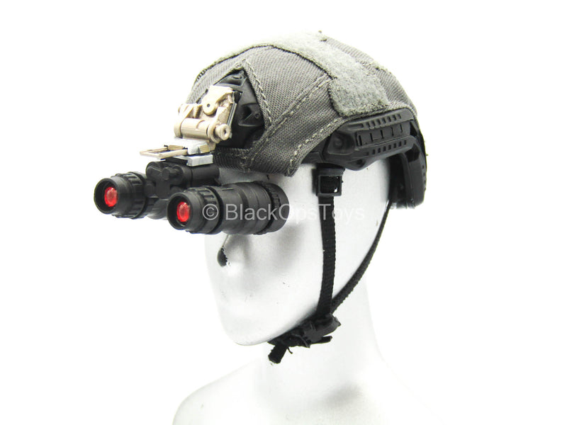 Load image into Gallery viewer, ZERT - AMG Juggernaut - Grey FAST Helmet w/NVG Set
