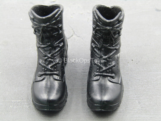 Female SWAT - Black Boots (Peg Type)