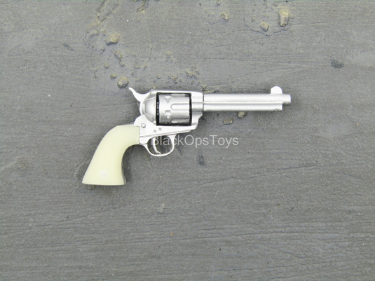 Western Set - Silver Colt .45 Peacemaker w/Bone Grip