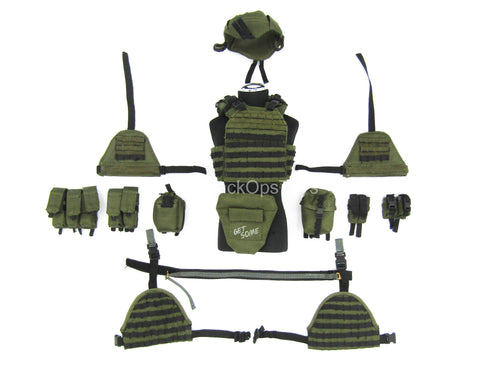 ZERT - AMG Juggernaut - OD Green Plate Carrier & Pouch Set