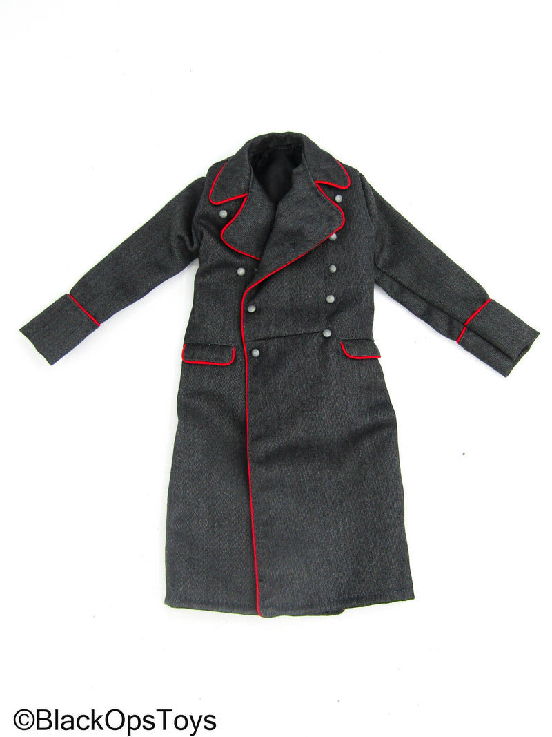 Load image into Gallery viewer, WWII - Grey &amp; Red Over Coat
