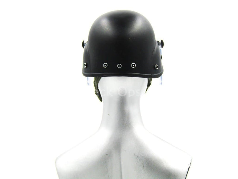 Load image into Gallery viewer, GIGN Assault Team Leader - Black Riot Helmet
