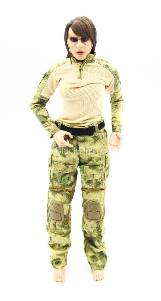 Female Army Uniform (Green) 1/6 Scale Accessory Set