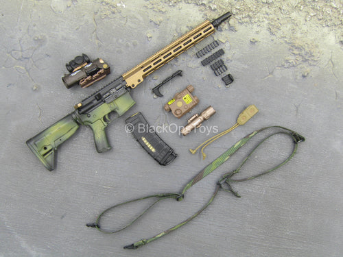 USASOC URG-1 - Tropical Multicam Keymod Rifle w/Attachment Set