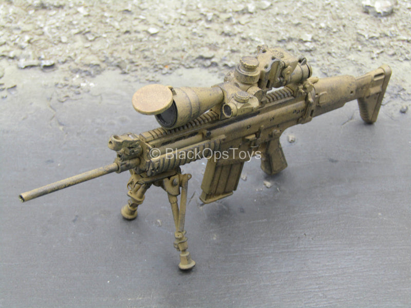 Load image into Gallery viewer, Weapons Collection - Camo Weathered Scar-H Rifle
