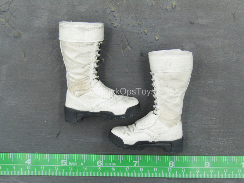 Load image into Gallery viewer, The Punisher - White Combat Boots (Peg Type)
