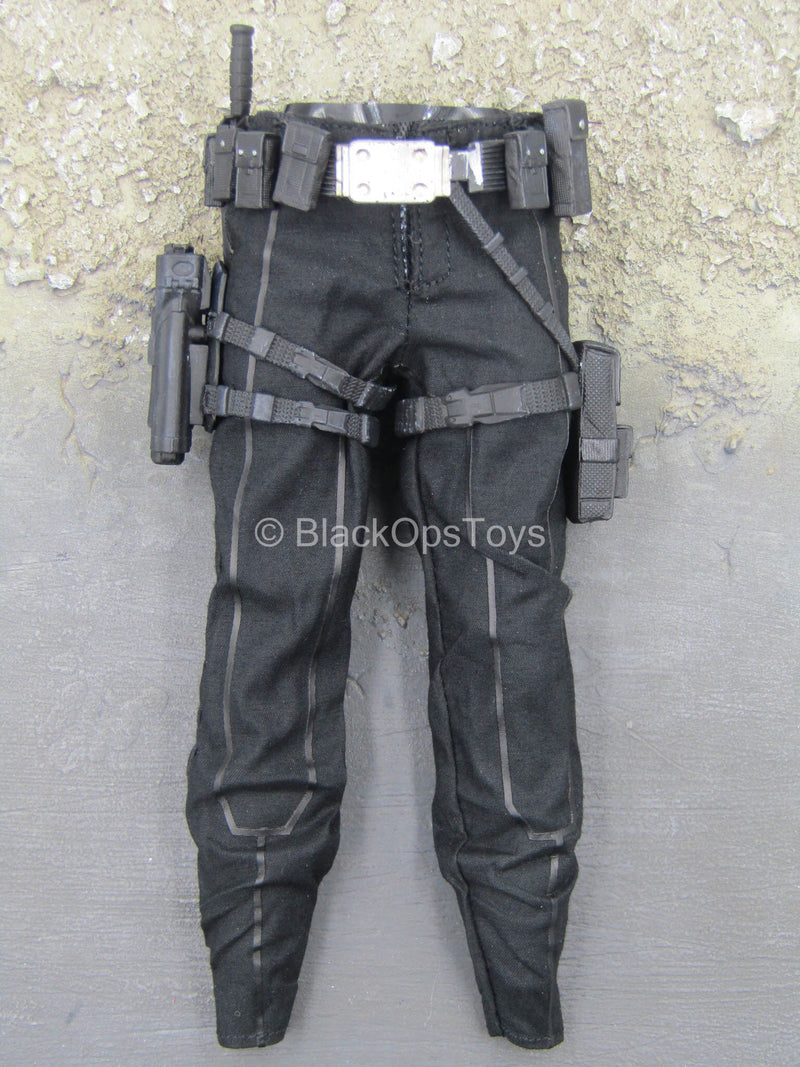 Load image into Gallery viewer, GI Joe - Snake Eyes - Black Combat Pants w/Utility Belt Set
