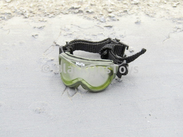 Load image into Gallery viewer, French Airborne BRUNO - Green Bolle Goggles
