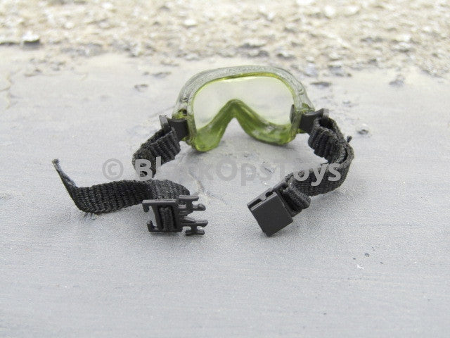 Load image into Gallery viewer, French Airborne BRUNO - Green Bolle Goggles
