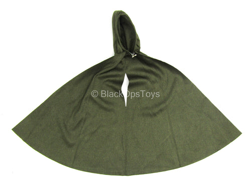 LOTR - Legolas At Helms Deep - Green Wired Cloak