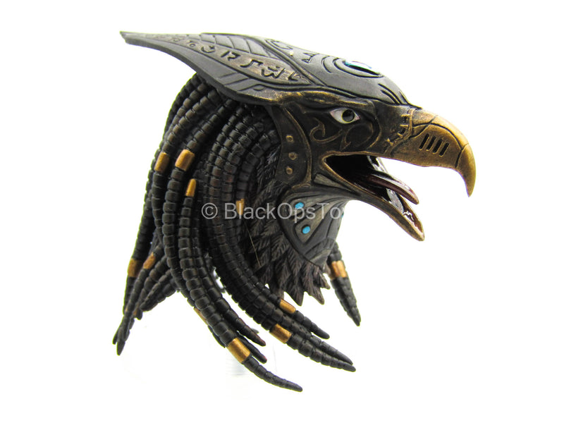 Load image into Gallery viewer, Horus Guardian of Pharaoh - Golden - Falcon Open Mouth Head Sculpt
