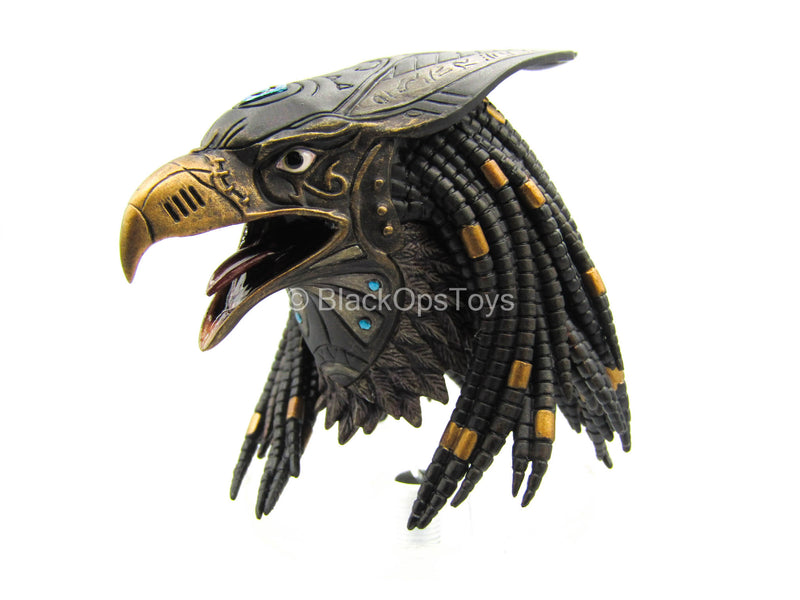 Load image into Gallery viewer, Horus Guardian of Pharaoh - Golden - Falcon Open Mouth Head Sculpt
