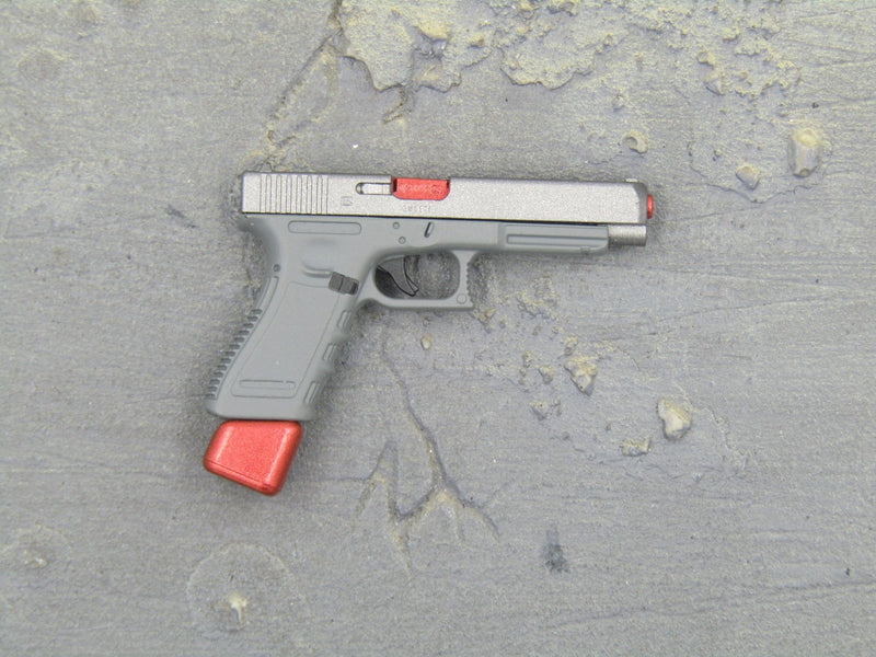 Load image into Gallery viewer, PISTOL - Grey &amp; Red 9MM Pistol
