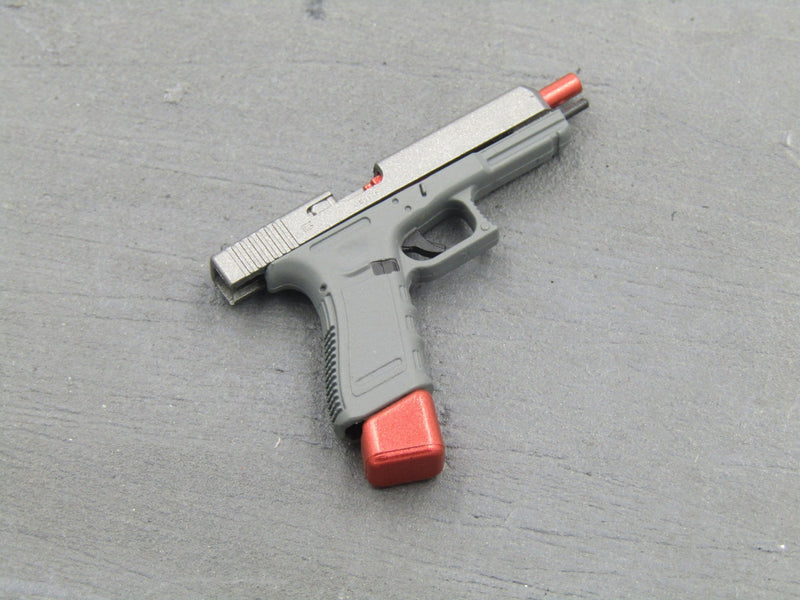 Load image into Gallery viewer, PISTOL - Grey &amp; Red 9MM Pistol
