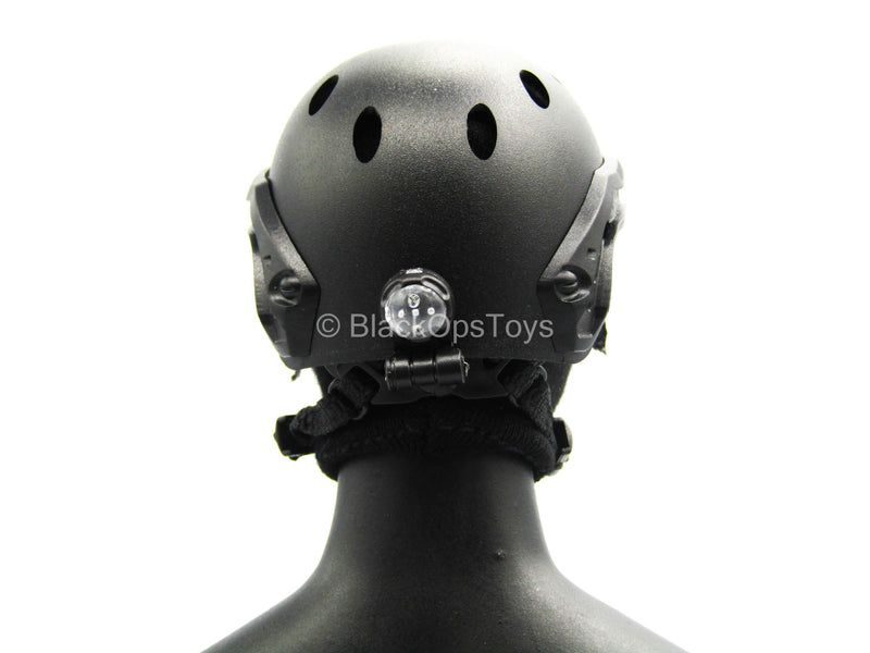 Load image into Gallery viewer, Tony Stark SHIELD Disguise - Black Helmet w/Goggles &amp; Balaclava
