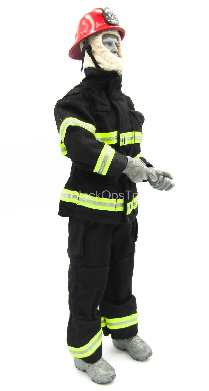 Load image into Gallery viewer, Urban Firefighter - Black Firefighter Uniform Set
