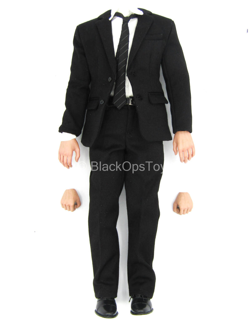 Load image into Gallery viewer, 007 James Bond - Male Base Body w/Black Suit Set &amp; Shoes
