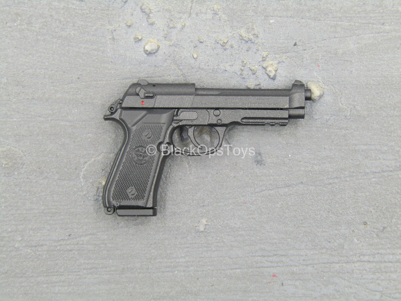 Load image into Gallery viewer, PISTOL - Black Spring Loaded M9 Beretta w/Rail
