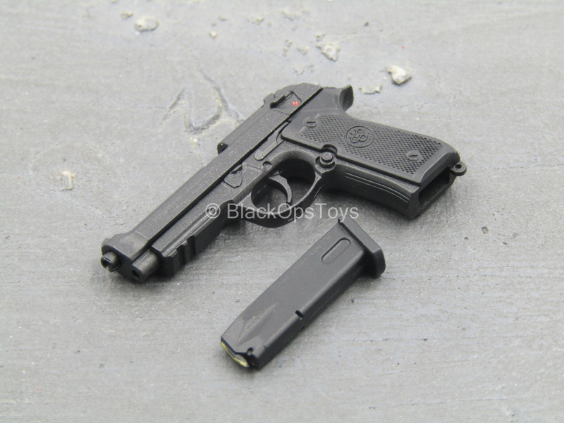 Load image into Gallery viewer, PISTOL - Black Spring Loaded M9 Beretta w/Rail
