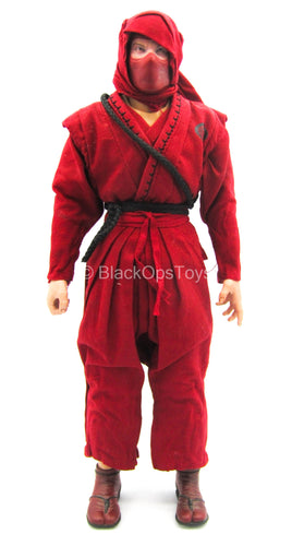 GI JOE - Cobra - Red Ninja - Male Dressed Body w/Head Sculpt