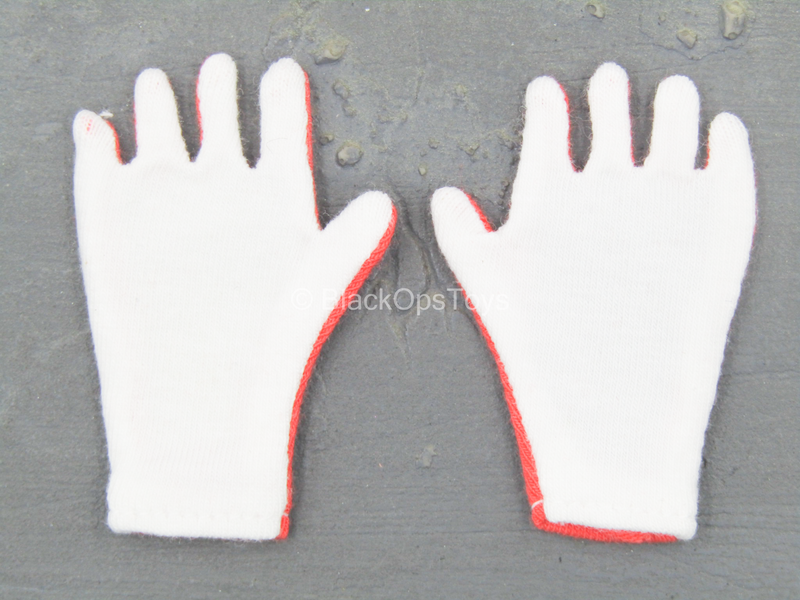 Load image into Gallery viewer, Chinese Peoples Armed Police Force - Orange &amp; White Gloves
