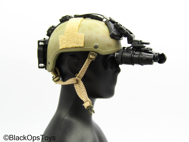 Load image into Gallery viewer, BBI - Green Helmet w/NVG Set
