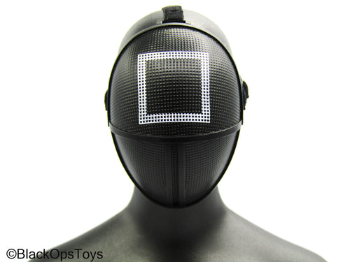 Squid Game Guard - Black Face Mask (Square)