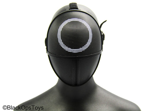 Squid Game Guard - Black Face Mask (Circle)