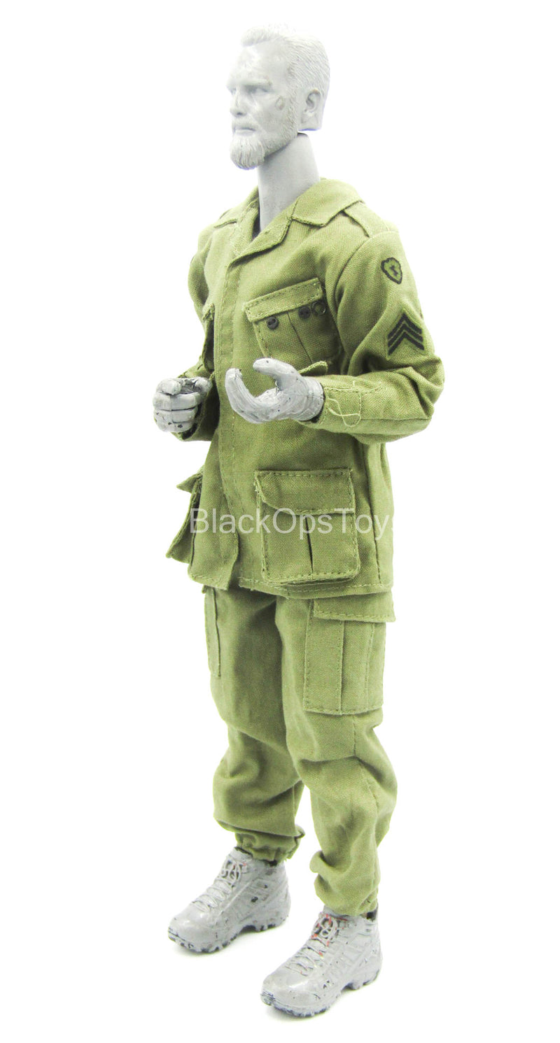 Load image into Gallery viewer, Platoon - Vietnam Elias - OD Green Uniform Set
