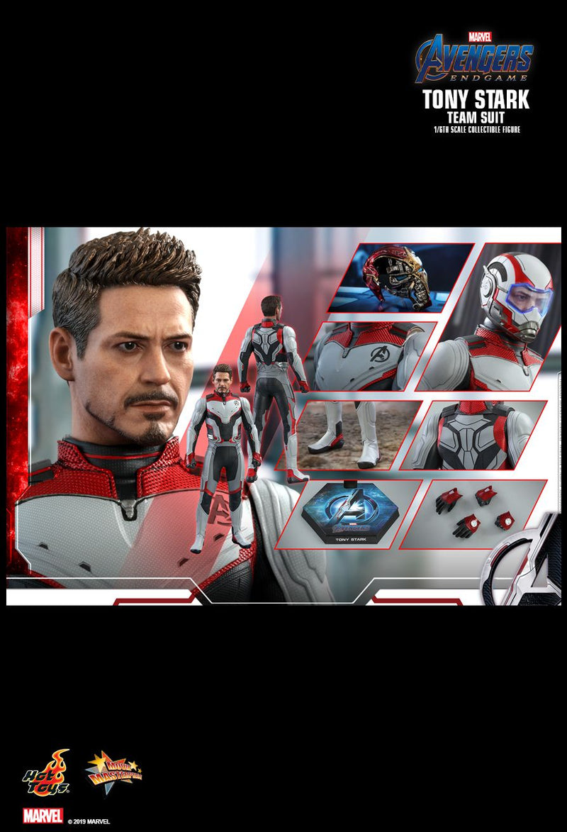 Load image into Gallery viewer, Endgame Tony Stark Team Suit - Male Head Sculpt
