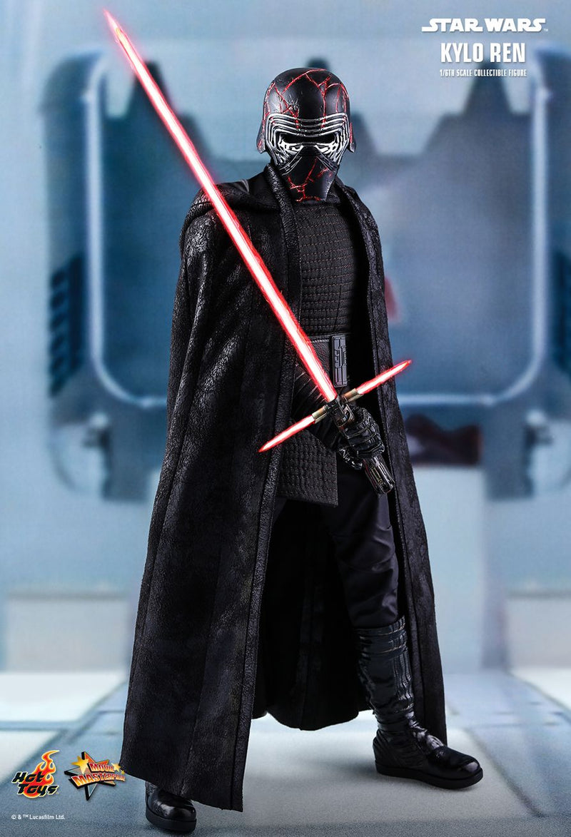 Load image into Gallery viewer, Star Wars - Kylo Ren - Weathered Leather-Like Hooded Cape
