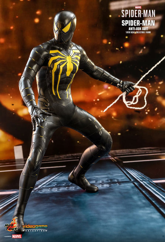 Spiderman Anti-Ock Suit - Male Body w/Black & Yellow Body Suit