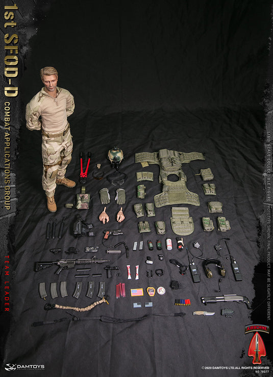 SFOD-D Team Leader - Green MOLLE Plate Carrier Vest w/Pouch Set