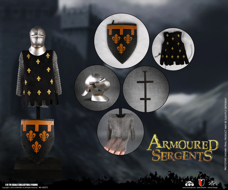 Load image into Gallery viewer, Armored Sergeants Display - Alloy Chainmail
