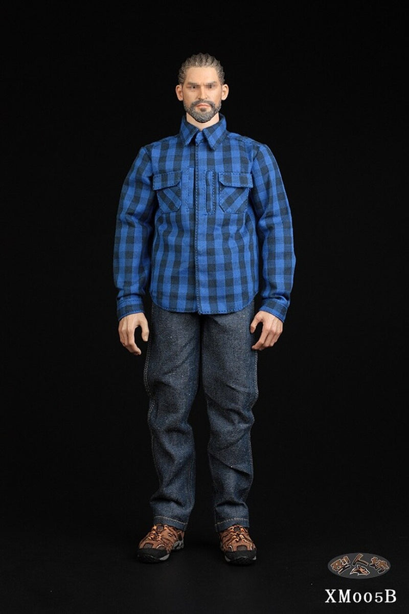 Load image into Gallery viewer, Blue Plaid Shirt
