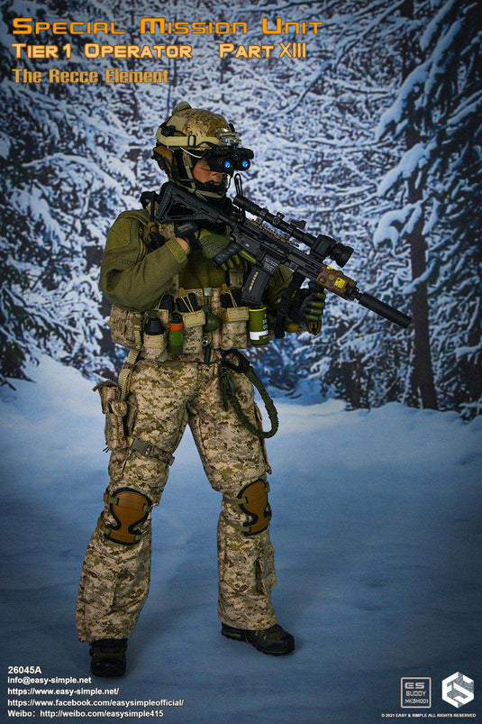 SMU Part XIII Recce Element - AOR1 Gloved Covered Hands